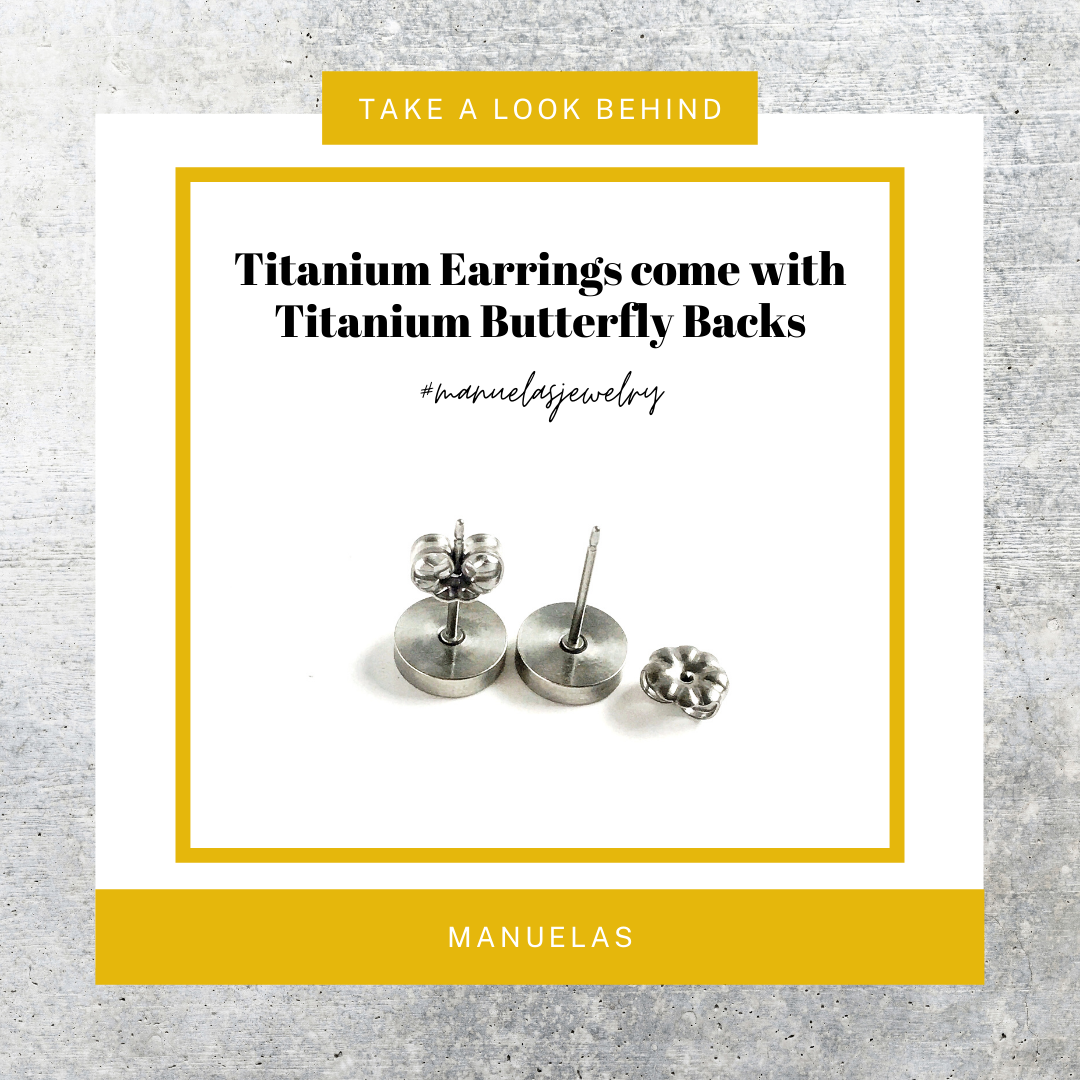 Mini Earrings Black and white