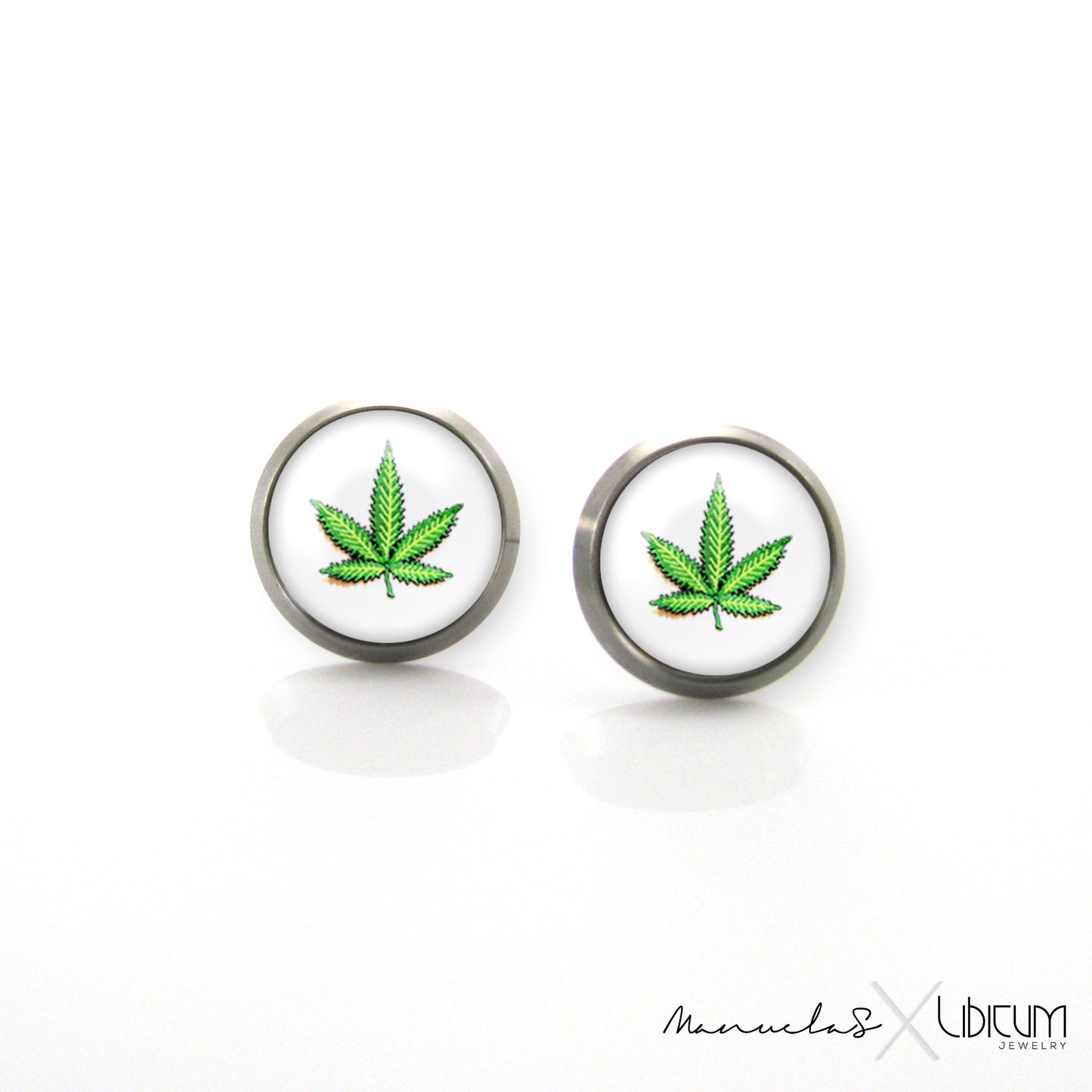 Cannabis Leaf Earrings