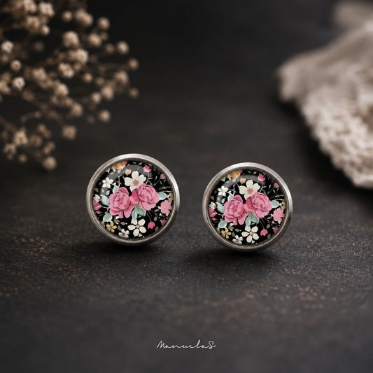 Vintage Roses Earrings