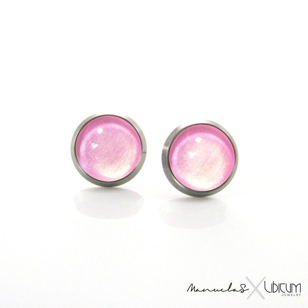 Wedding titanium  Wedding studs  Wedding jewelry  Wedding earrings  Wedding  titanium_earrings  titanium_earring  titanium studs  titanium jewelry  titanium earrings  sensitive jewelry  rose_gold_pink  pure_titanium  pure titanium  Pink_Shimmering  Pink  Pearl pink  Pastel pink  Pastel colors