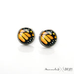 Monarch Butterfly Titanium Earrings