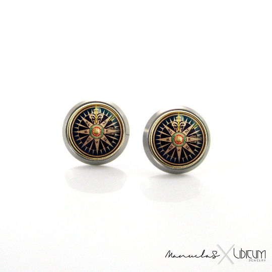 Vintage Compass earrings