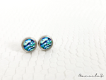 Titanium shell earrings, unsiex, tiny earrings